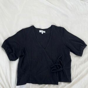 Madewell Black Cotton Top